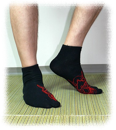 японские носки-таби, низкие, с разделениме для пальца