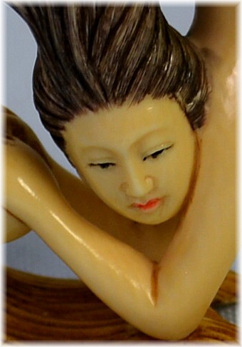 японская нэцкэ из слоновой кости, деталь