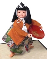 Юный Самурай, японская интерьерная кукла, 1960-е гг.