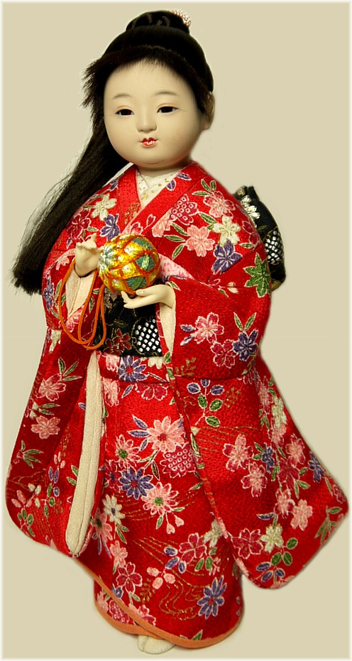 японская кукла в технике кимэкоми, 1960-е гг