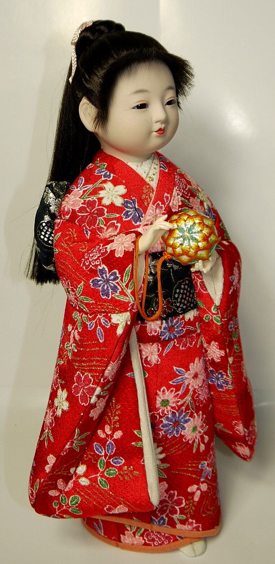 японская традиционная кукла  кимэкоми, 1960-е гг.
