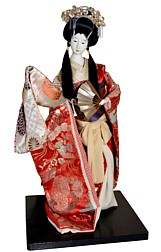 Антикварная японская кукла