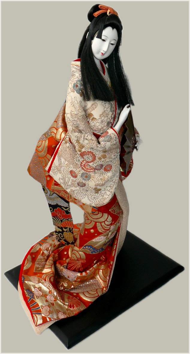 японская коллекционная старинная кукла КРАСАВИЦА ИЗ КИОТО