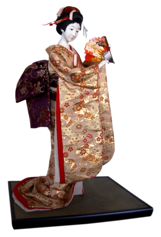 японская страинная авторская интерьерная кукла