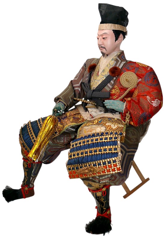 японская антикварная кукла СЁГУН, 1920-е гг.