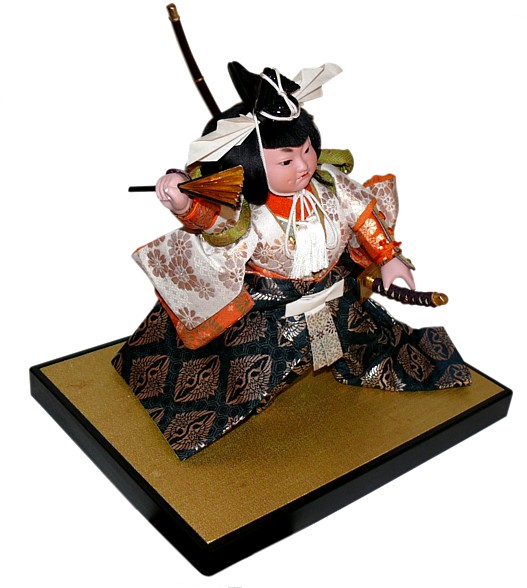 Актер кабуки, японская интерьерная кукла, 1960-70-е гг