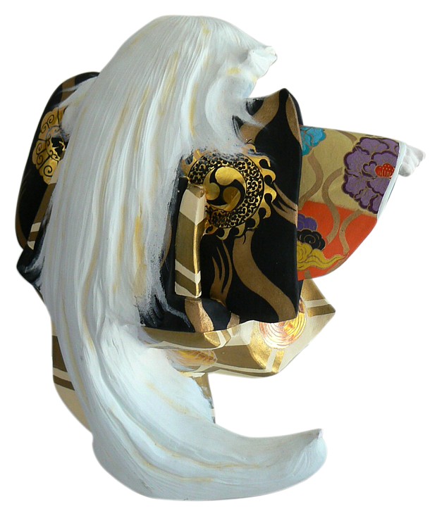 кабуки, статуэтка из керамики, Япония, 1960-е гг.