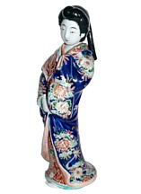 японская фарфоровая статуэтка Буке Мусумэ, 1880-е гг