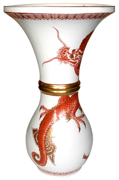 японская фарфоровая ваза Дракон, Интериа Японика, японский интернет-магазин