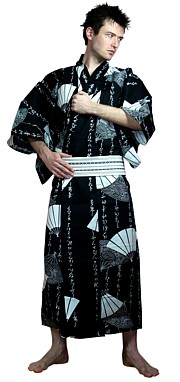 мужское летнее кимоно, Япония