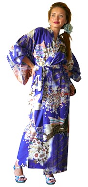 японское кимоно из натурального хлопка - стильная одежда для дома