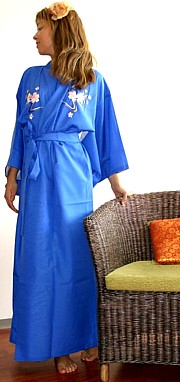 женский  халат кимоно с вышивкой и подкладкой, сделано в Японии