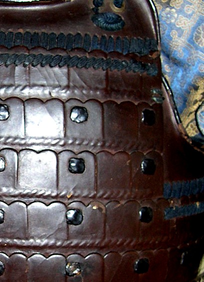 деталь кирасы самурайского доспеха
