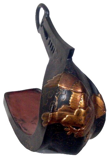 японский антиквариат: стремя эпохи Эдо