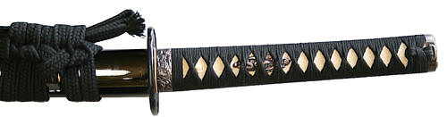 цука катаны японского меча Самбонсуги