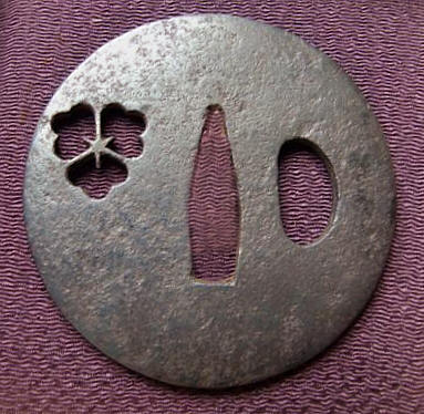 цуба с гербом клана Токугава