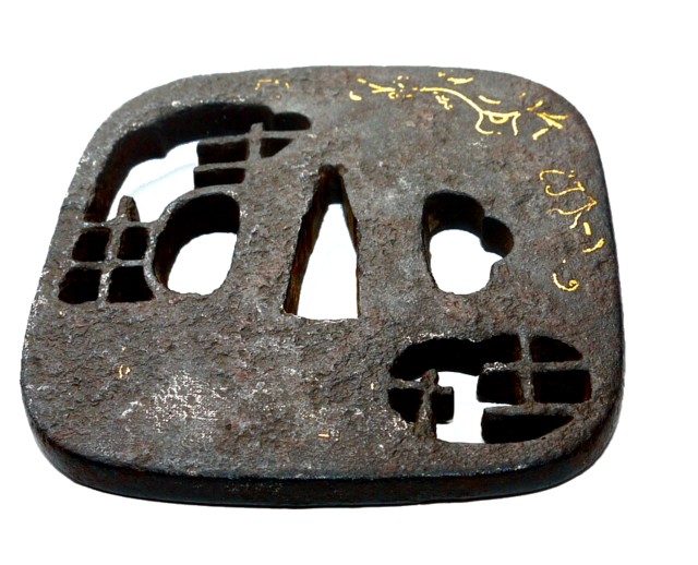 цуба японского меча эпохи Эдо