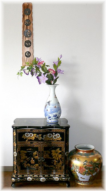 японская цуба. коллекция в интерьере