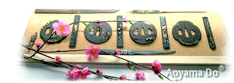 коллекция цуб (гард) самурайских мечей и ножей когатана