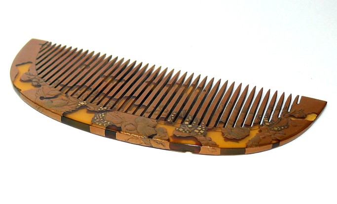 японский черепаховый гребень, эпоха Мэйдзи