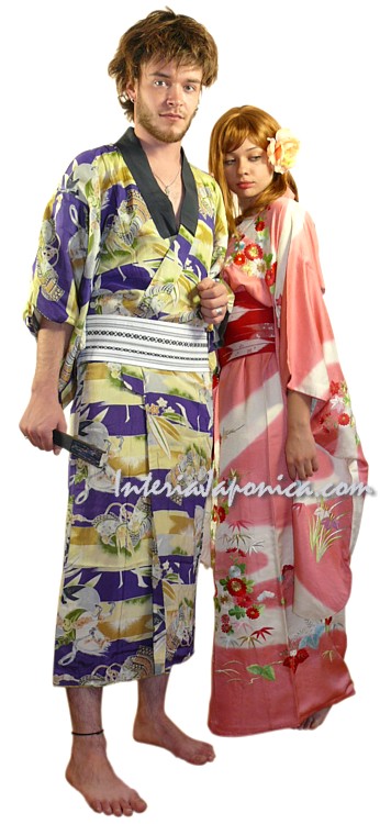 японские традиционные кимоно: винтаж и антик. Интериа Японика