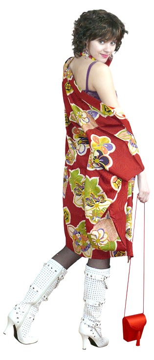 шелковое японское хаори, 1930-е гг.