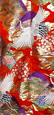 кимоно невесты в интерьере