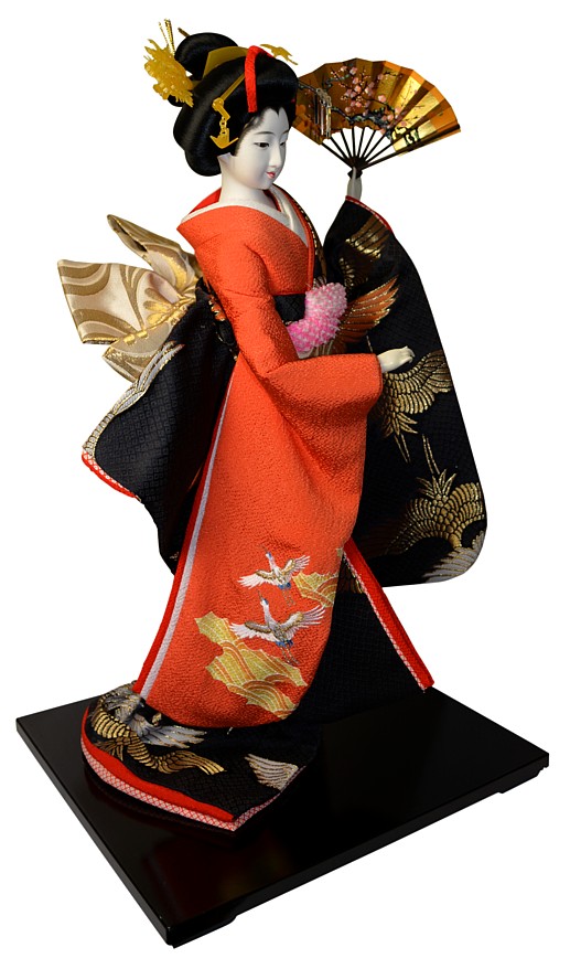 японская кукла в кимоно, 1970-е гг.