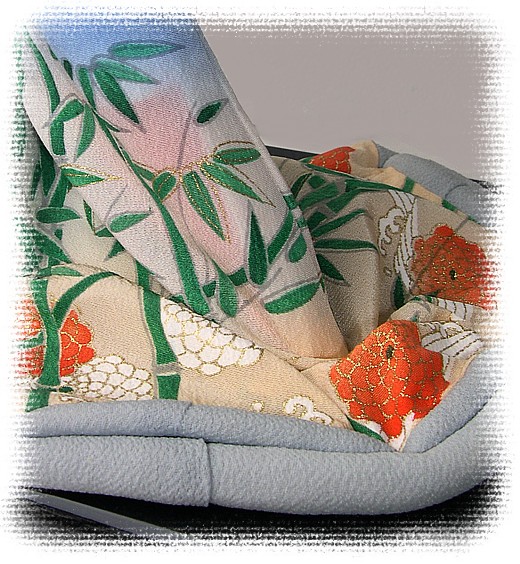 деталь росписи кимоно