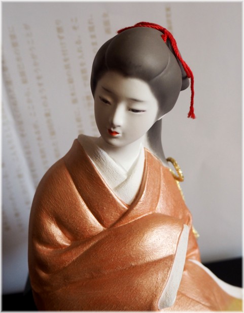 японская статуэтка из бисквитной керамики, Хаката