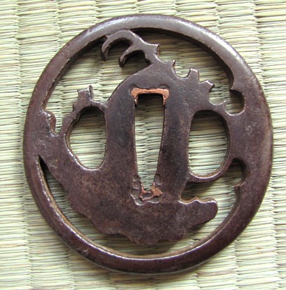 мечи, японское оружие, гарда меча цуба