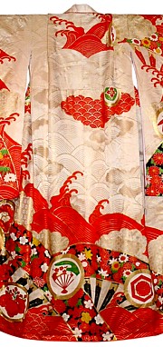 японское  шелковое женское кимоно